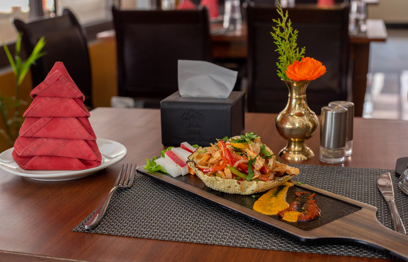 Dining & Bar - Hotel Ghyampe Danda - Amazing View of Bhaktapur ...